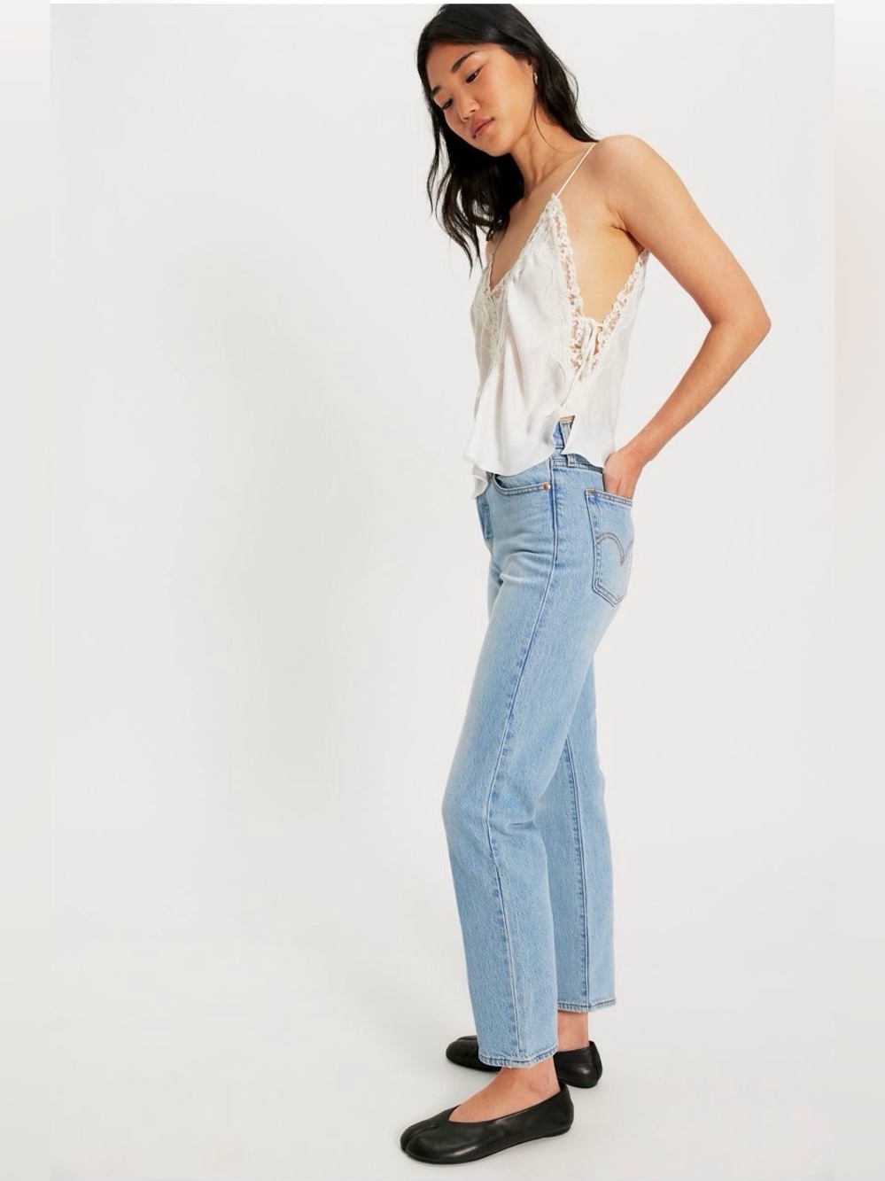 FREE PEOPLE LEVI’S WEDGIE STRAIGHT JEANS / 26 / NWOT